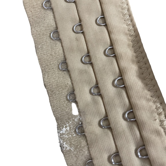 Set of two nursing or after surgery front close sports bras nude black small - Picture 8 of 8